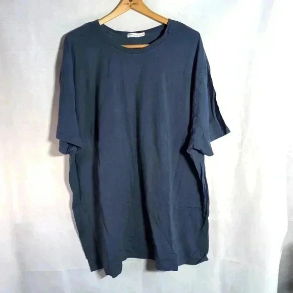 Hanes Original Slate Blue tshirt sz 4XL - Picture 1 of 3